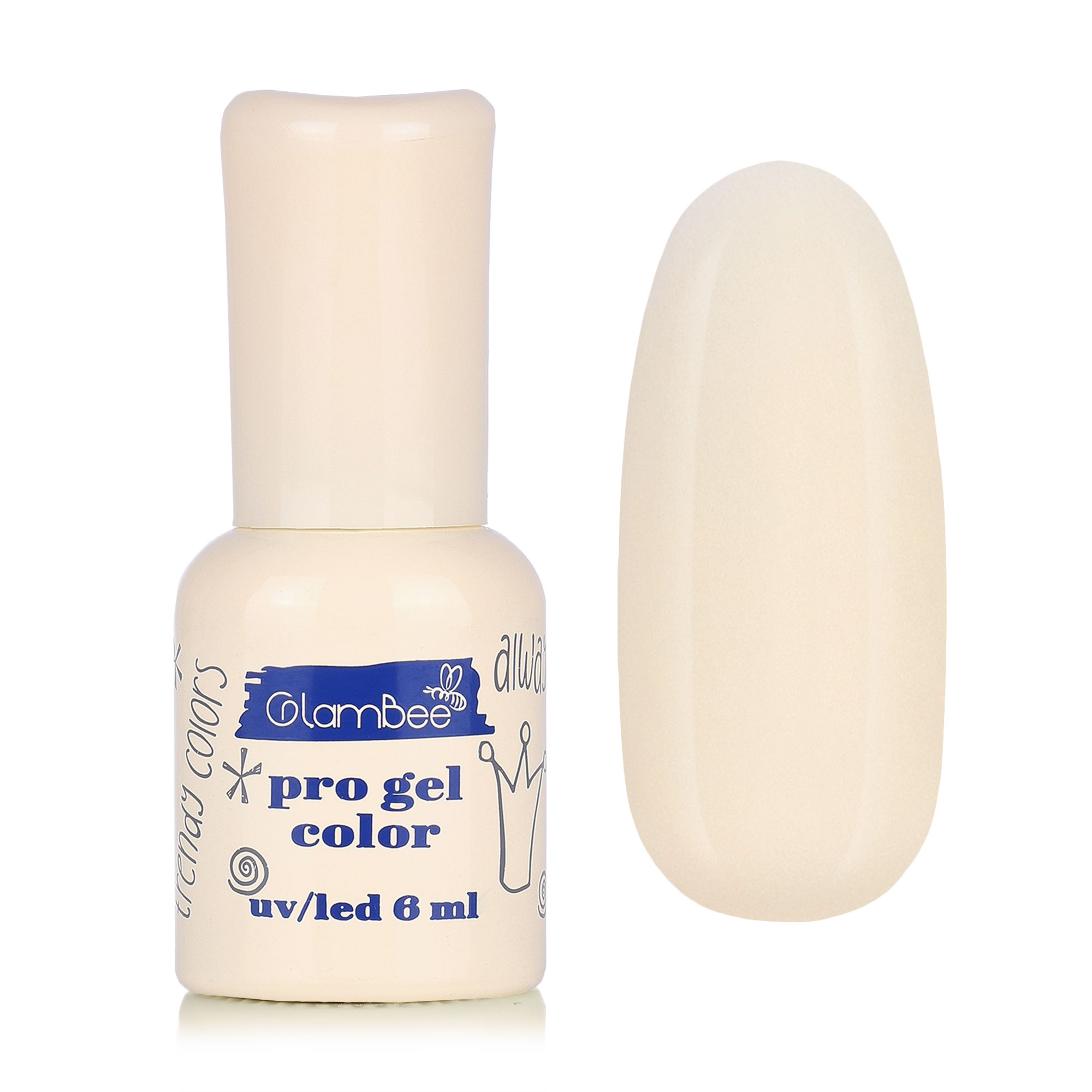 Гель-лак для нігтів GlamBee ProGel Classic 146, 6 мл